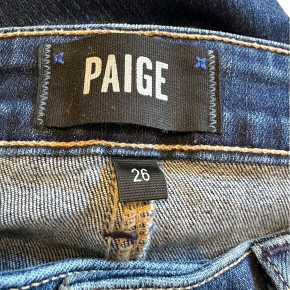 Paige Split Hem Hoxton Ankle Skinny Jean - Picture 6 of 7